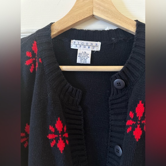 Women’s Vintage Patterned Cardigan - Picture 2 of 4